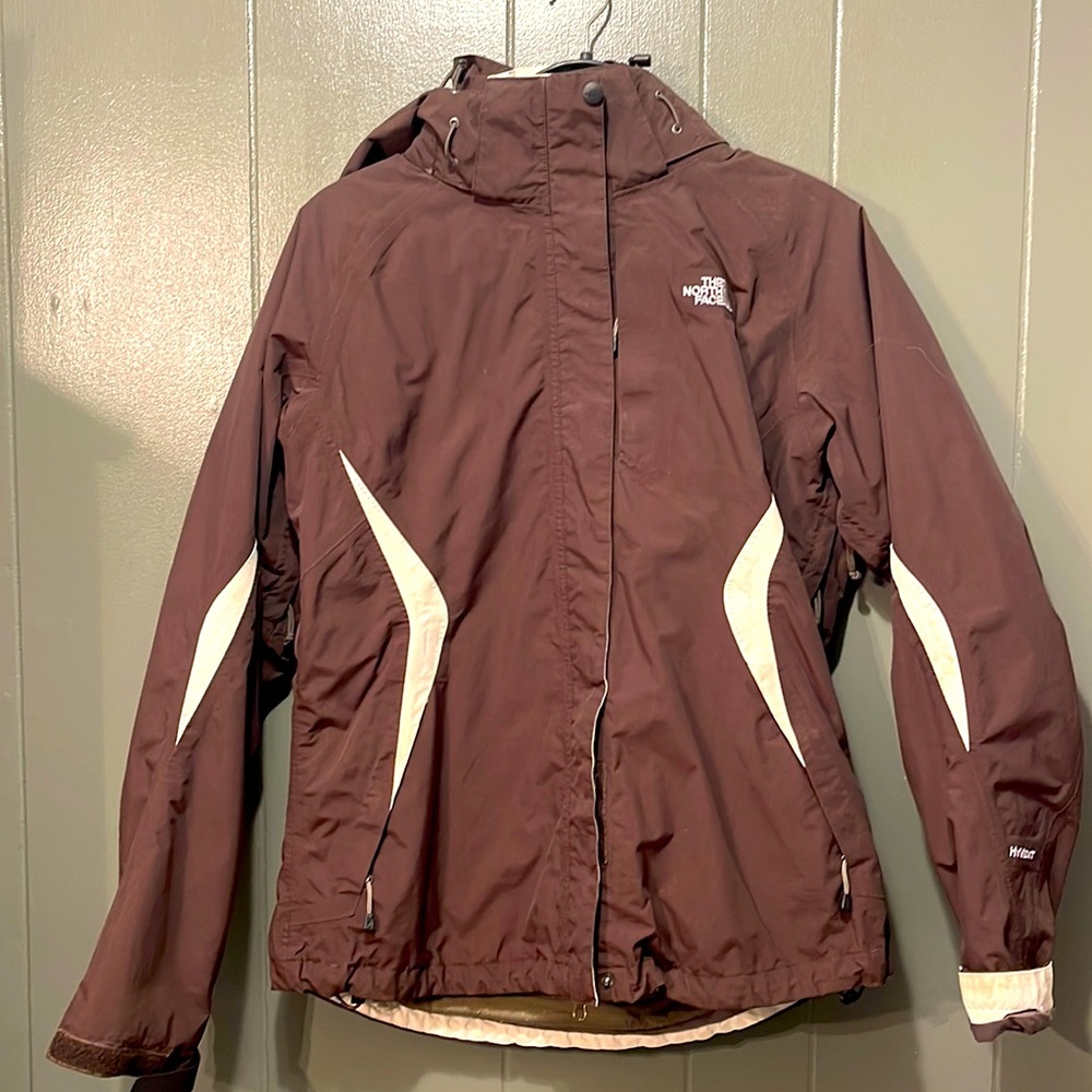 The North Face Women’s brown double layer winter jacket